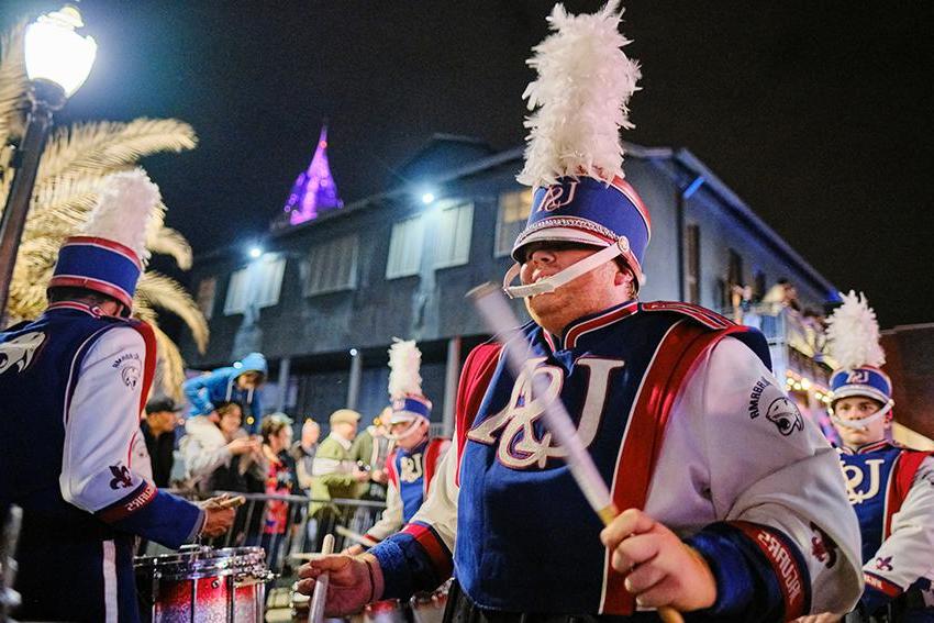 Jaguar Marching Band with side drum